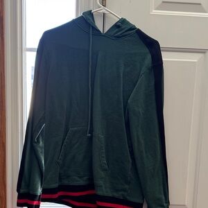PacSun Green and Black Hoodie
